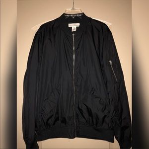 H&M L.O.G.G Black Bomber Jacket
